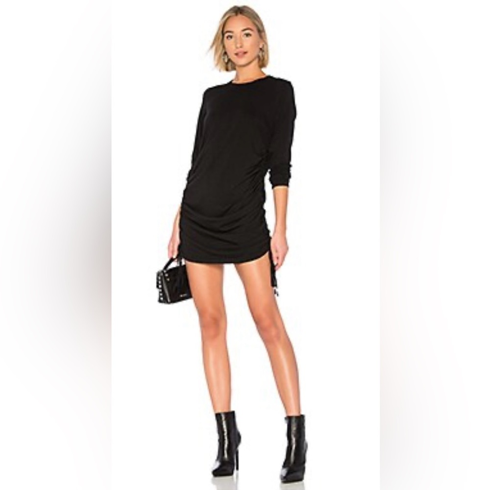 COTTON CITIZEN LISBON SHIRT DRESS in Jet Black⭐️Like new💫